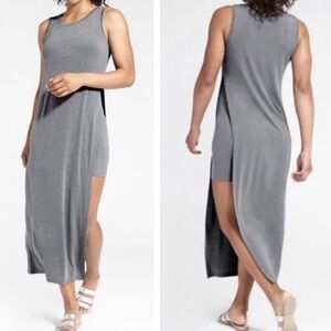 Athleta Gaia Layered Sleeveless Maxi Dress